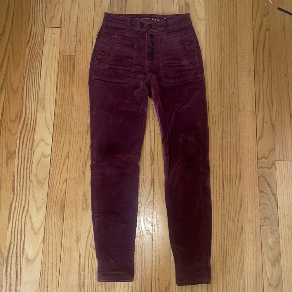American Eagle Corduroy High/ Rise Jeggings